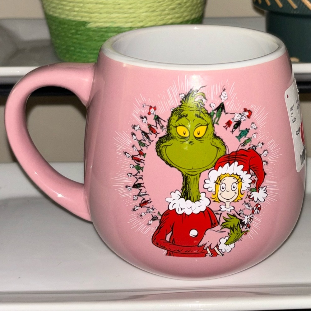 The Grinch Who Stole Christmas Pink Mug
